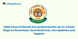 CBSE Class 12 Results Live Updates Check CBSE Class 12 Exam Result
